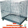 Size 1200*1000*890mm galvanized collapsible mesh container/storage cage